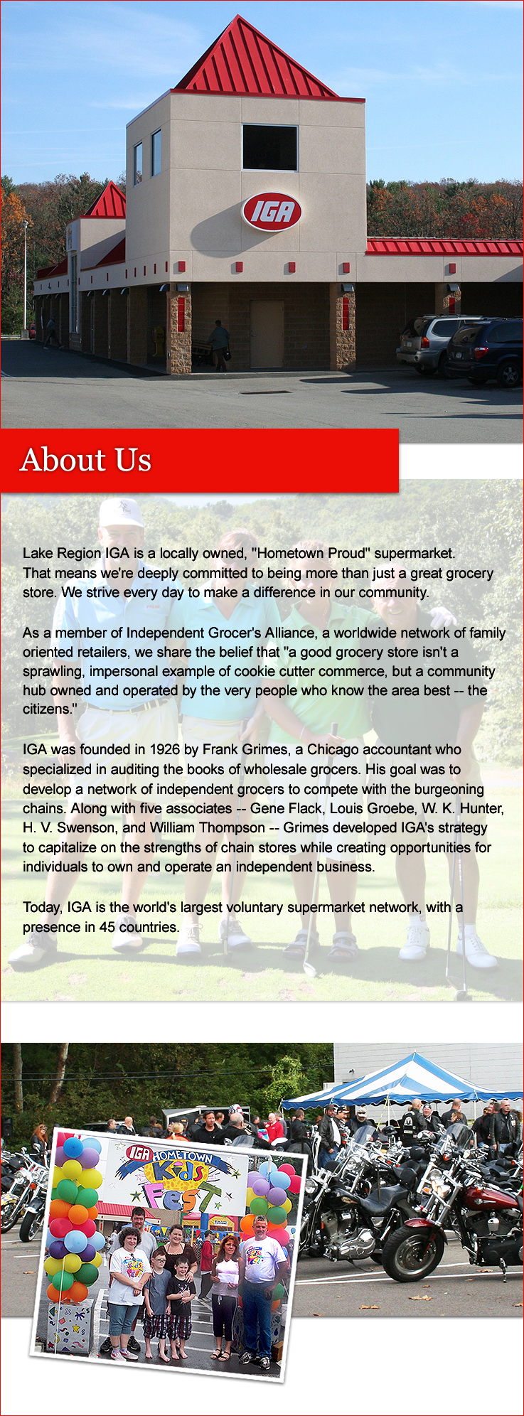 About Us Lake Region Iga